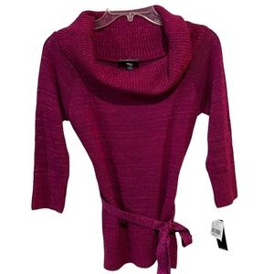Iz Byer Cowl Neck Sweater